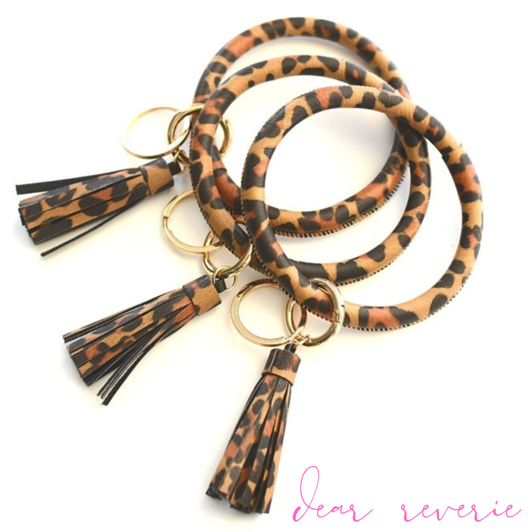 Leopard Print Key Ring – Dear Reverie